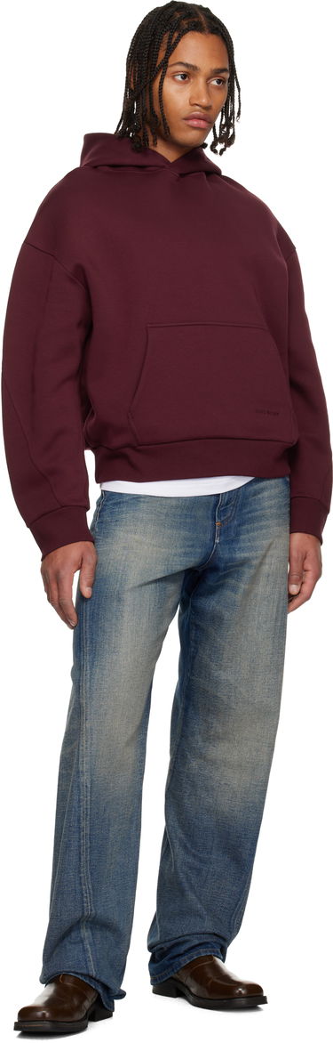 Mikina Givenchy Scuba Hoodie Vínová | BMJ0NP319T604, 3