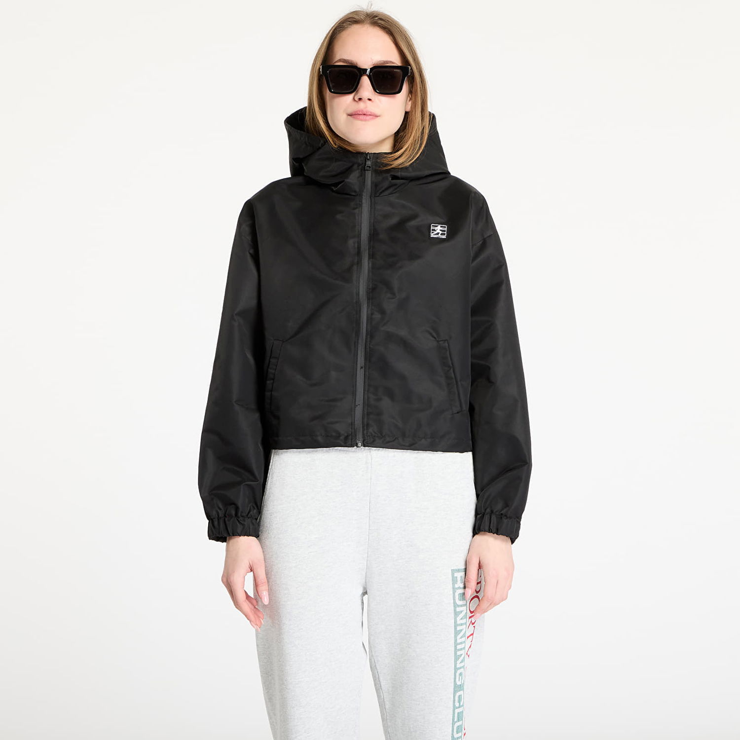 Vetrovka Sporty & Rich Sporty & Rich Running Windbreaker Čierna | JA017514141BA01, 0