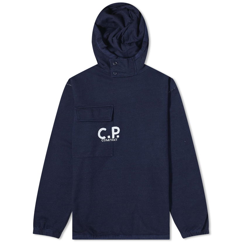 Mikina C.P. Company Indigo Fleece Hoodie Navy | CMSS184A-110055W-D08