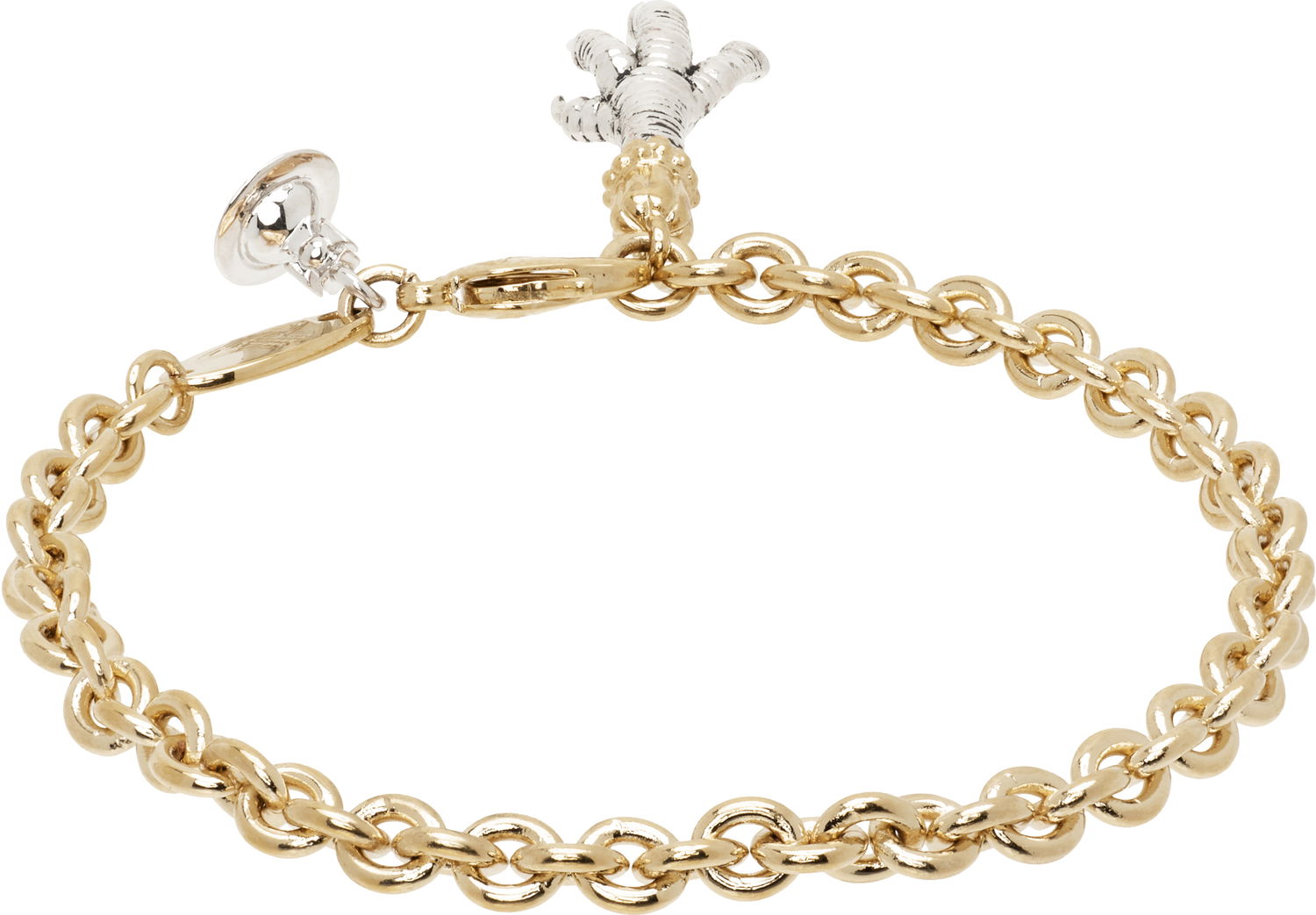 Náramok Vivienne Westwood Joselita Chain Claw Charm Bracelet Metalická | 61020254-02W018-, 1