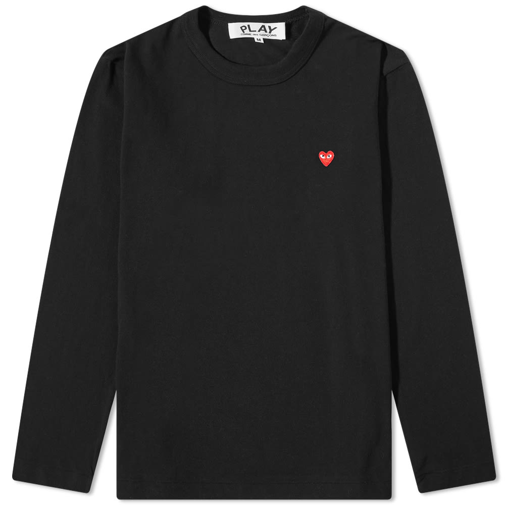 Tričko Comme des Garçons Play Small Red Heart Tee Čierna | P1T308-1, 0