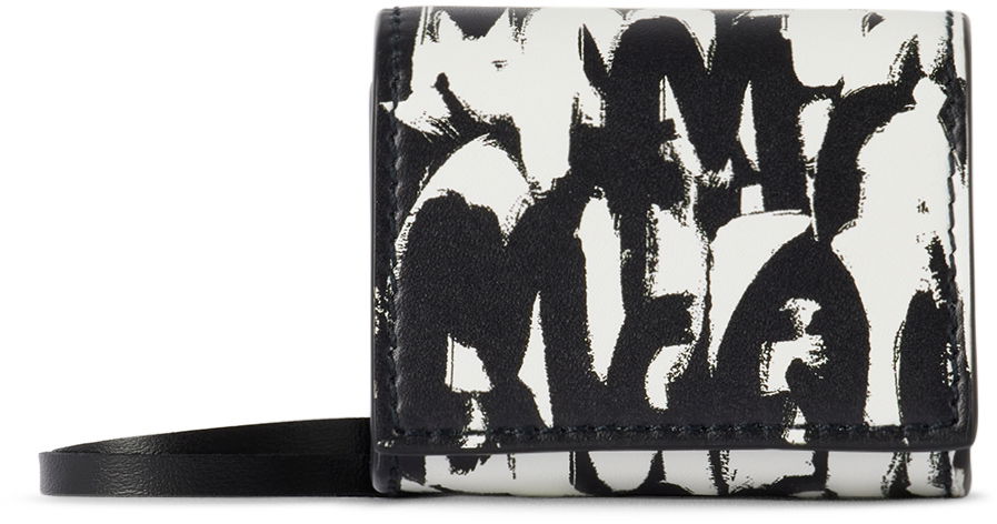 Peňaženka Alexander McQueen Alexander McQueen Graffiti AirPods Case Biela | 6873871AAHZ, 0