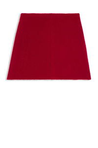 A-line mini skirt with textured effect