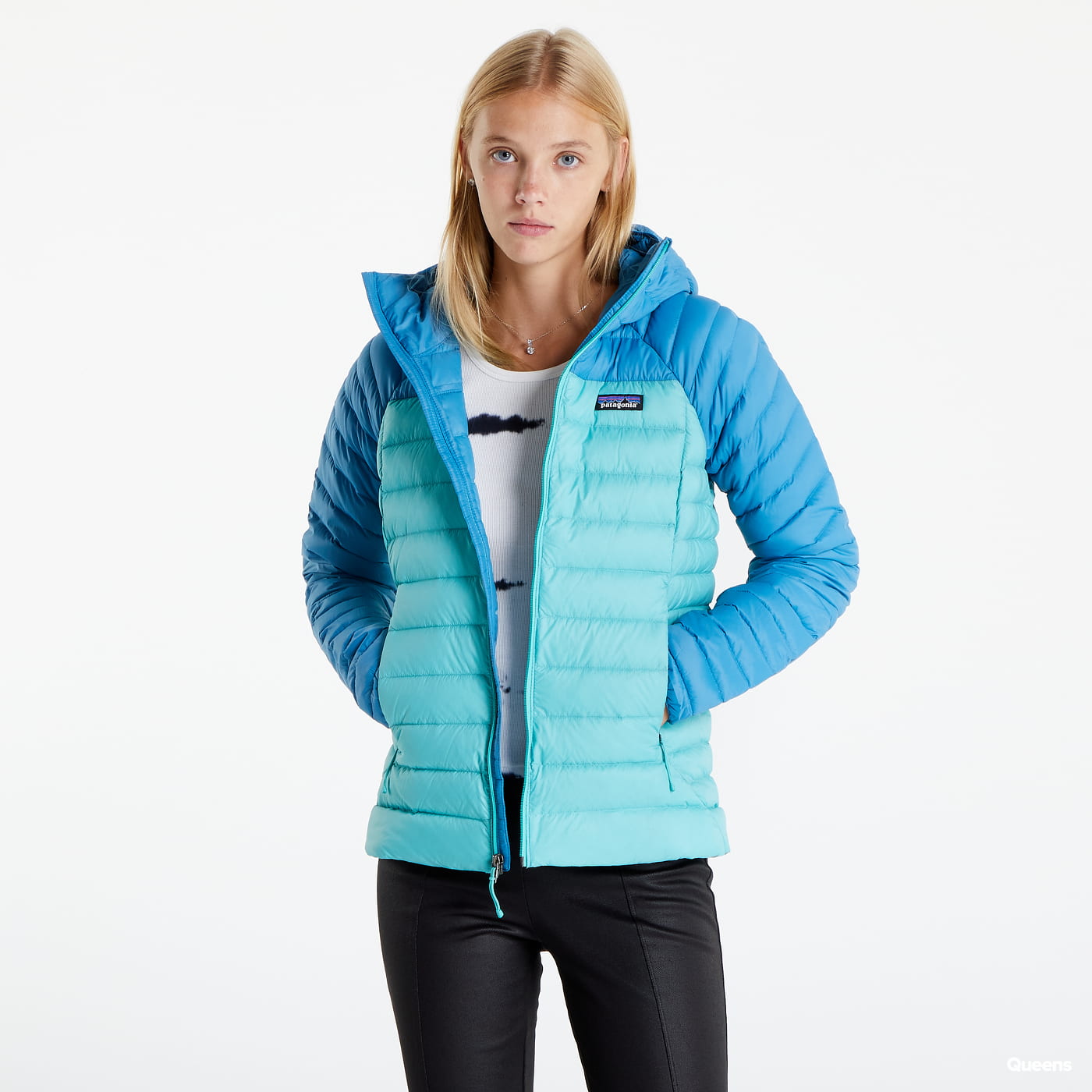 Bunda Patagonia Down Sweater Jacket Modrá | 84712 FRTL, 0
