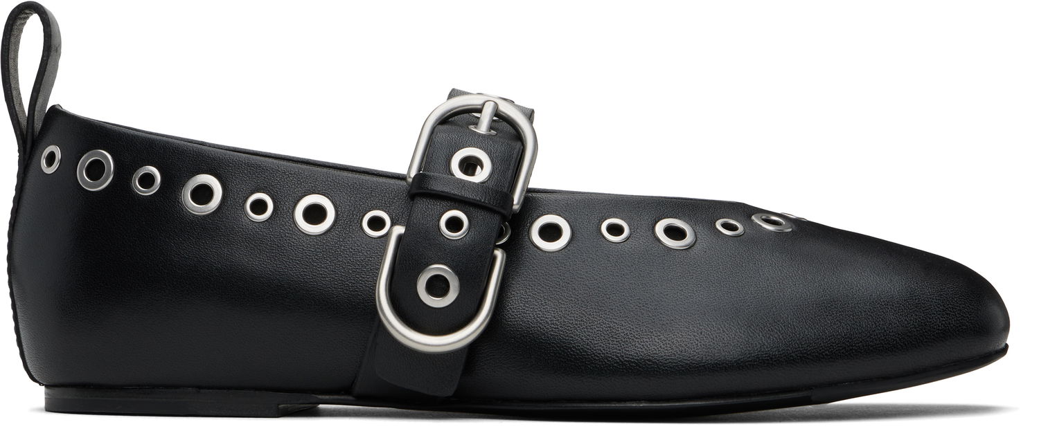 Tenisky a topánky rag & bone Spire Mary Jane Ballerina Flats Čierna | WFF24HF1008LE08, 0