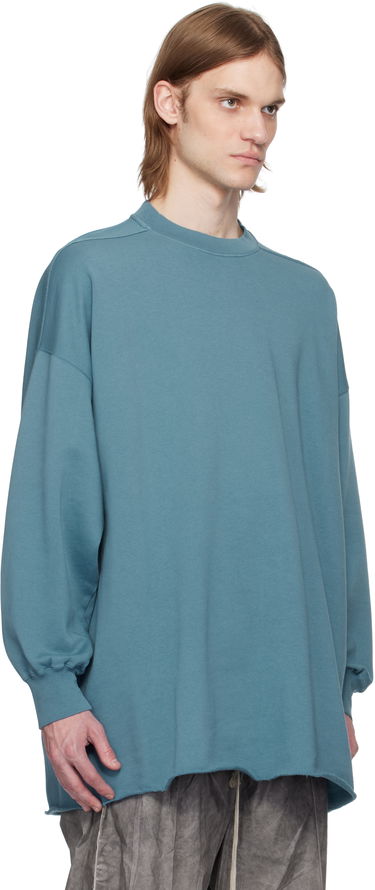 Sveter Rick Owens Rick Owens DRKSHDW Hollywood Tommy Long Sleeve Sweatshirt Modrá | DU01E3292 FP, 1
