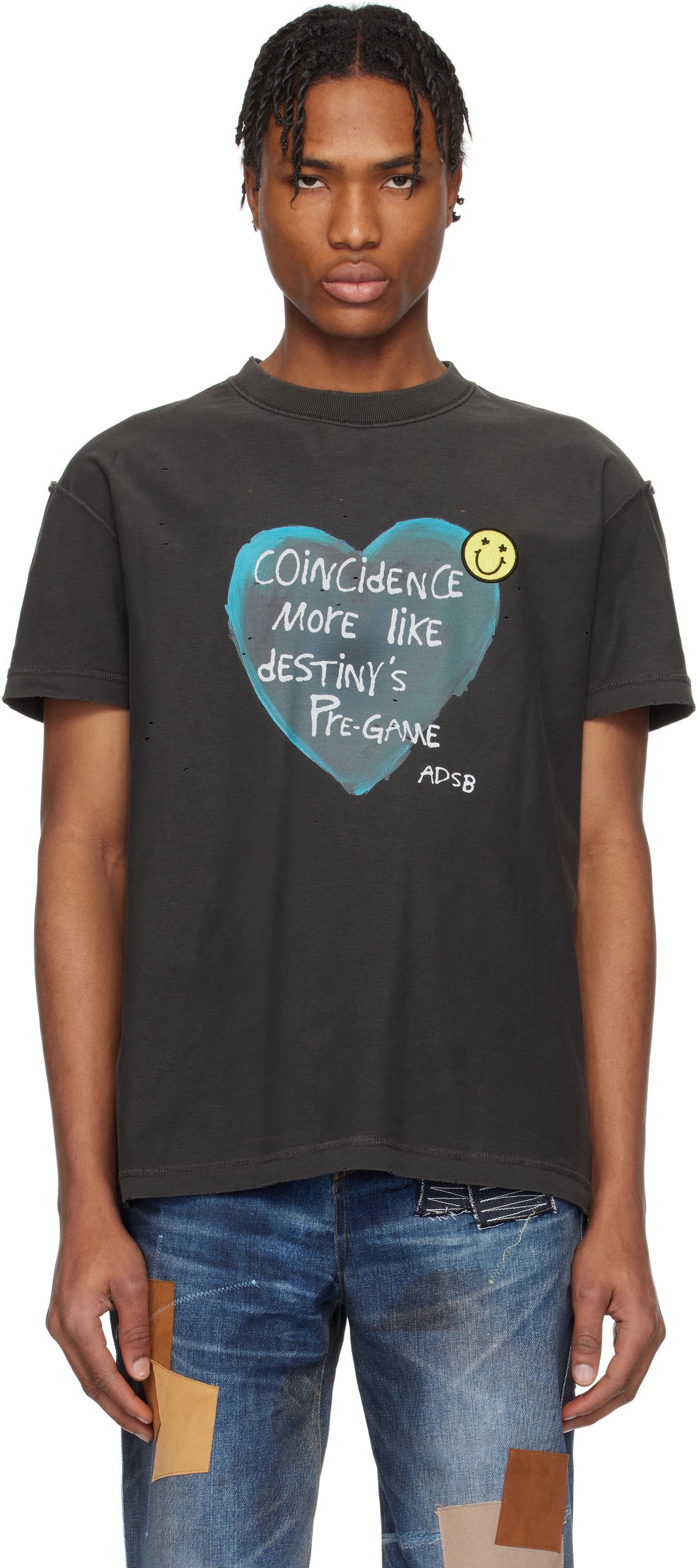 Tričko Andersson Bell Andersson Bell Heart Message T-Shirt Čierna | atb1251u, 0