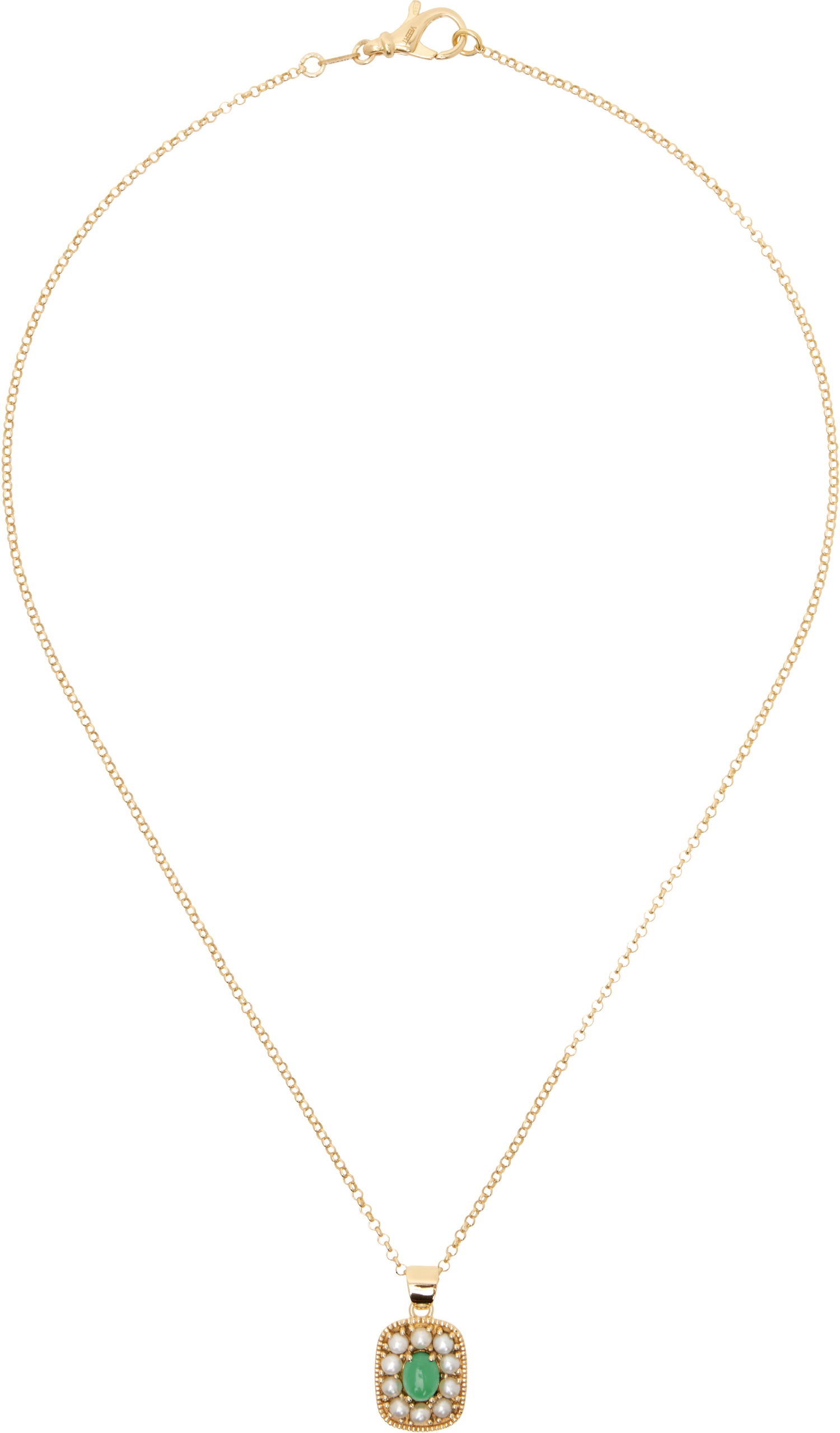 Náhrdelník VEERT Gold 'The Royal Pendant' Necklace Metalická | JLG0020C-YG, 0