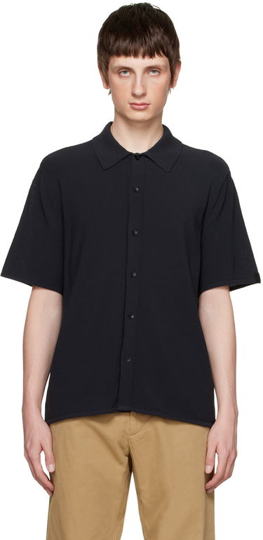 Košeľa rag & bone Rag & Bone Nolan Button-Up Shirt Čierna | MBS23P023YG23, 0