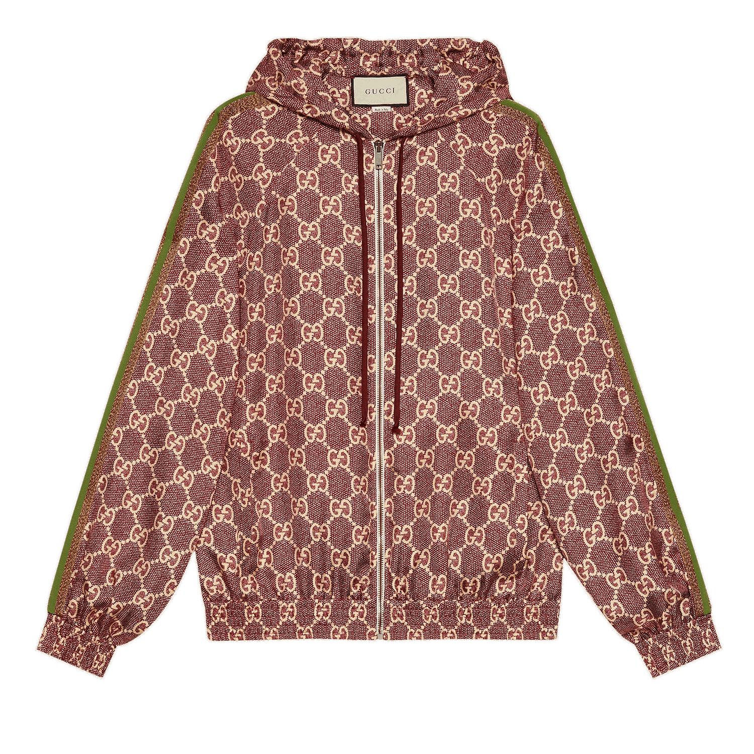 Bunda Gucci Logo Silk Jacket Ružová | 631880 XJCL5 5281, 0
