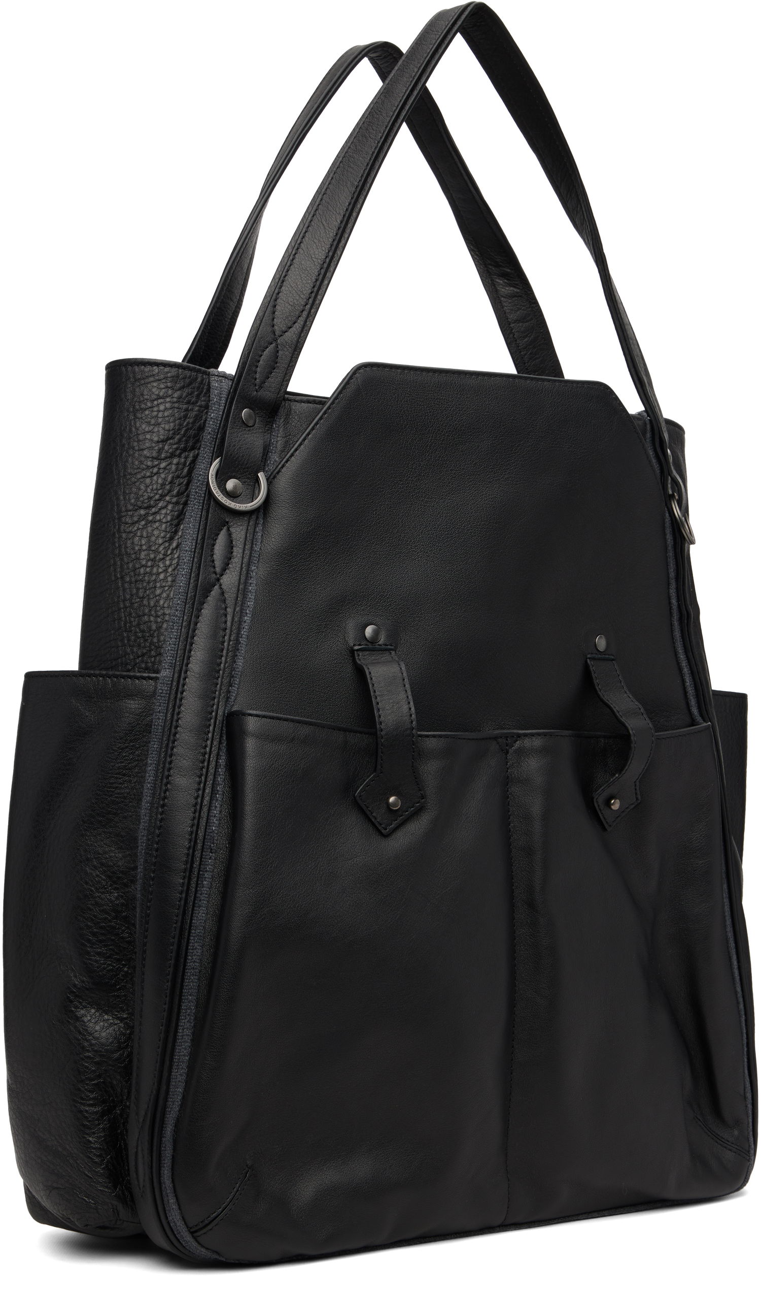 Tote bag KIKO KOSTADINOV Kiko Kostadinov Inex Leather Tote Čierna | KKAW25BG04-147, 1
