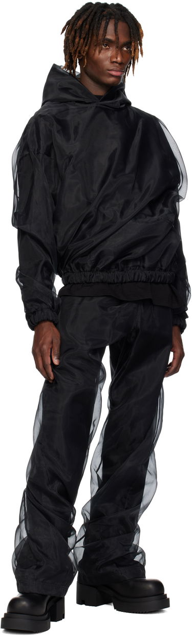 Nohavice We11done We11done Layered Trousers Čierna | WD-PT0-25-268-U-BK, 3