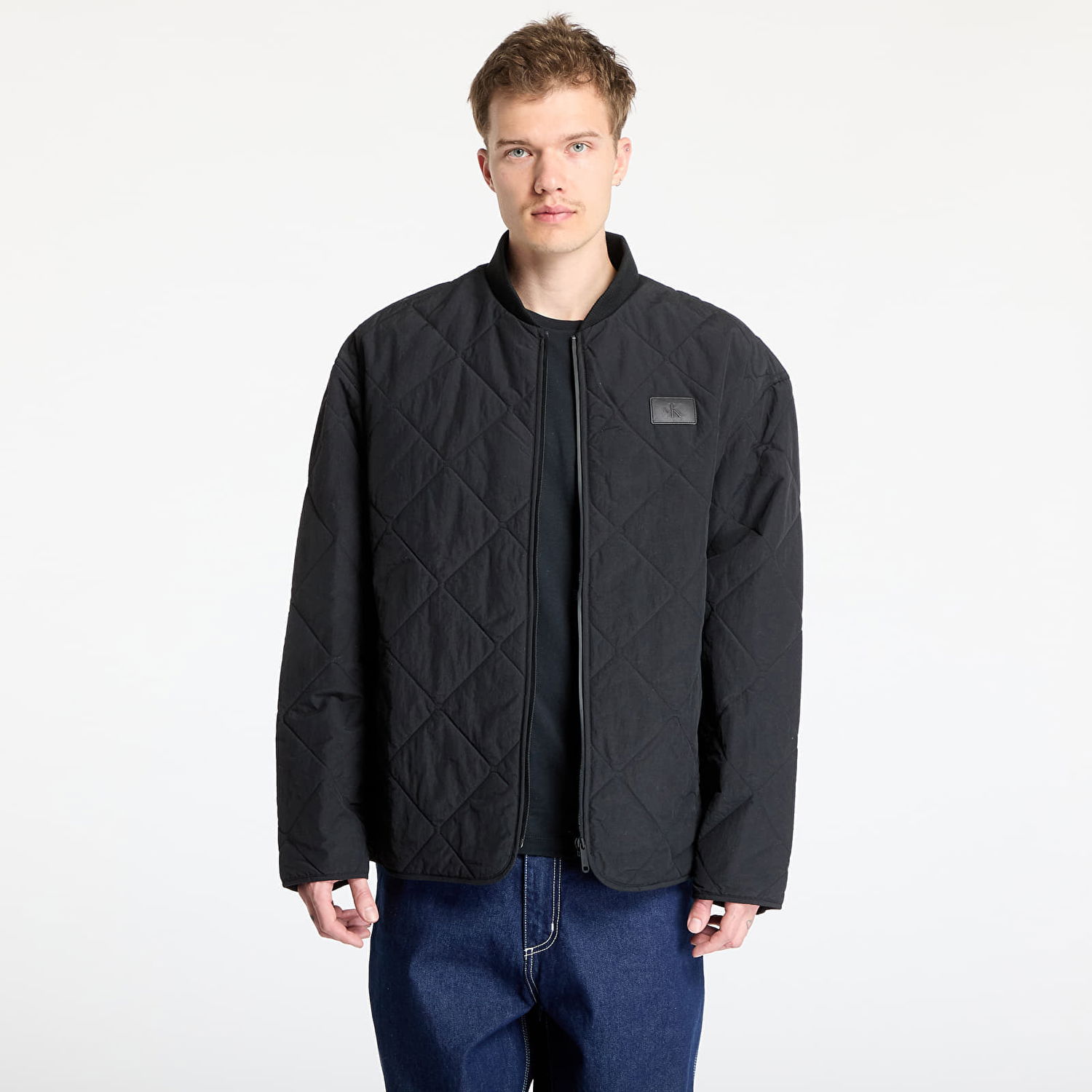 Bomber bunda CALVIN KLEIN Calvin Klein Jeans Quilted Jacket Čierna | J30J326936 BEH, 0