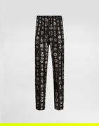 Jewel-print Twill Trousers