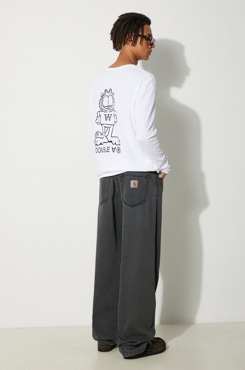 Tričko WOOD WOOD Long Sleeve T-Shirt With Print Biela | 30045402.2323, 1