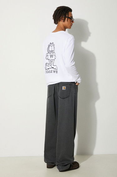 Tričko WOOD WOOD Long Sleeve T-Shirt With Print Biela | 30045402.2323, 1