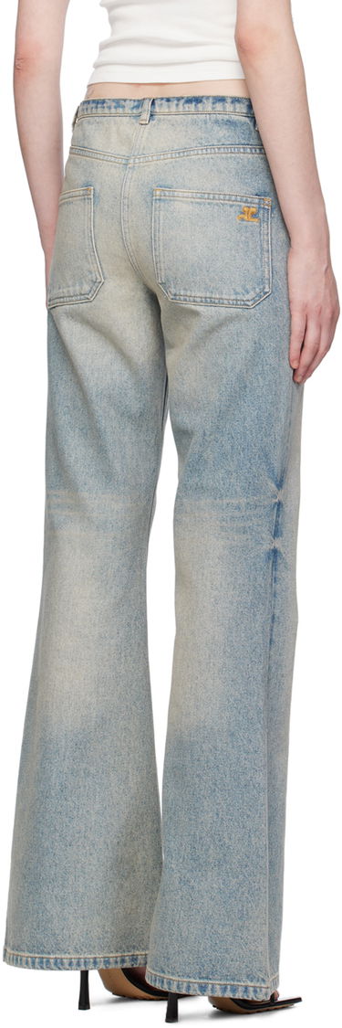 Džínsy Courrèges Courrèges Relax Denim Bootcut Jeans Modrá | 224DPA221DE0016, 2