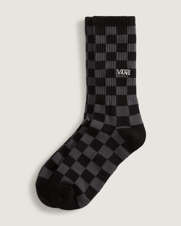 Ponožky Vans Checkerboard Crew Socks (1 pair), Size: L (48-51) Čierna | VN000QBDBA5