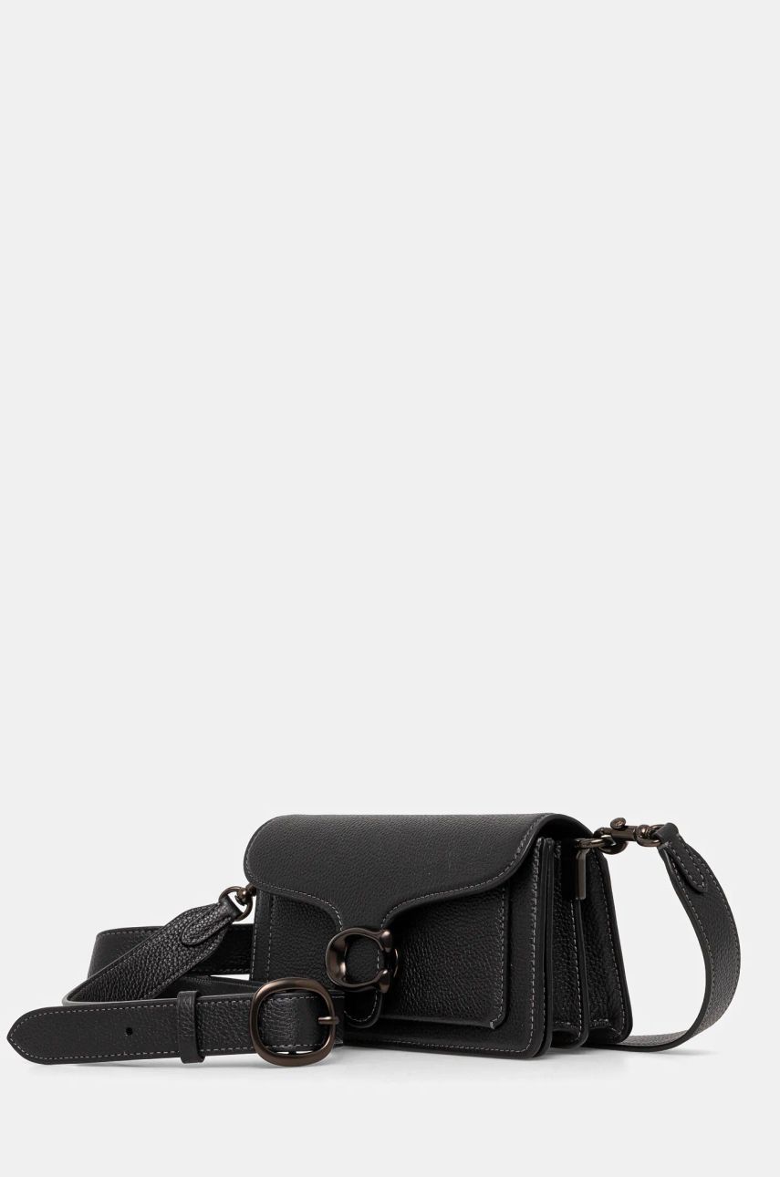 Taška cez rameno Coach Tabby Leather Shoulder Bag Čierna | CY201, 1