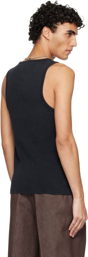 Tielko Casablanca Faded Ribbed Tank Top Čierna | M-SP26-JTS-057-01, 2