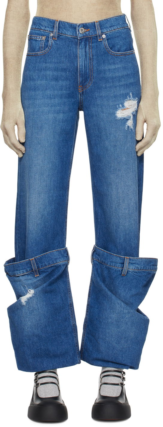 Džínsy JW Anderson JW Anderson Bucket Jeans Modrá | DT0056-PG1164, 0