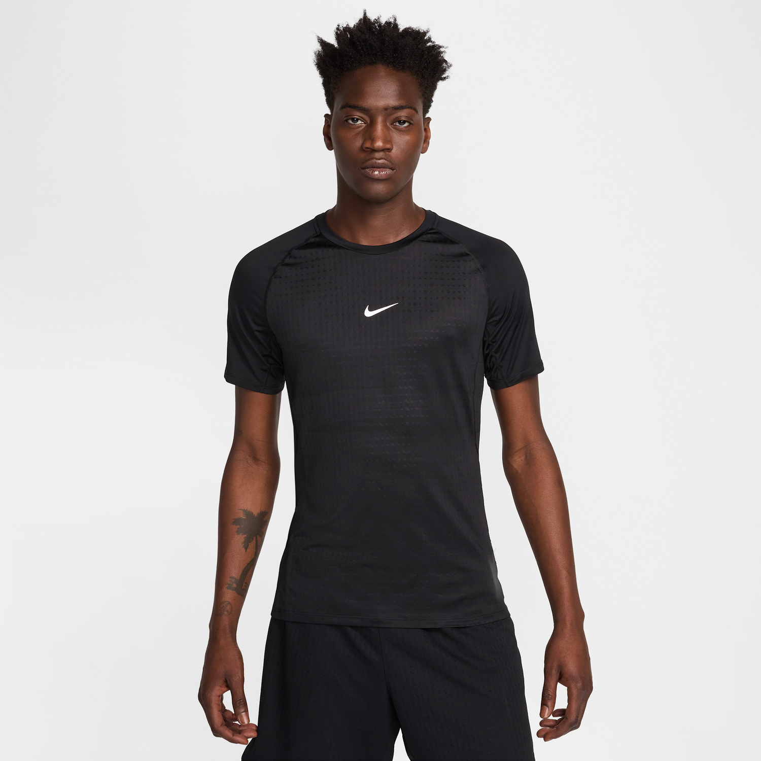 Tričko Nike Pro Breathe Slim Fit Short Sleeve T-Shirt Čierna | HJ4055-010, 0