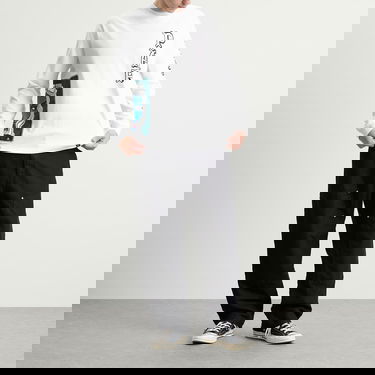 Tričko By Parra Parra Your Face Graphic Long Sleeve T-Shirt Biela | 53521-WHT, 4