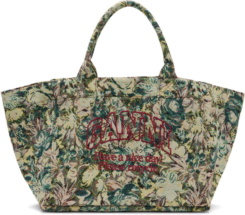Tote bag GANNI Tapestry XXL Tote Rôznofarebný | a7081