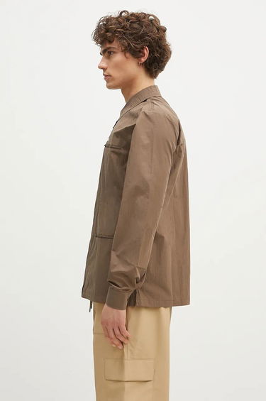 Košeľa Rains Woven Shirt Jacket Hnedá | 18690.WOOD, 1