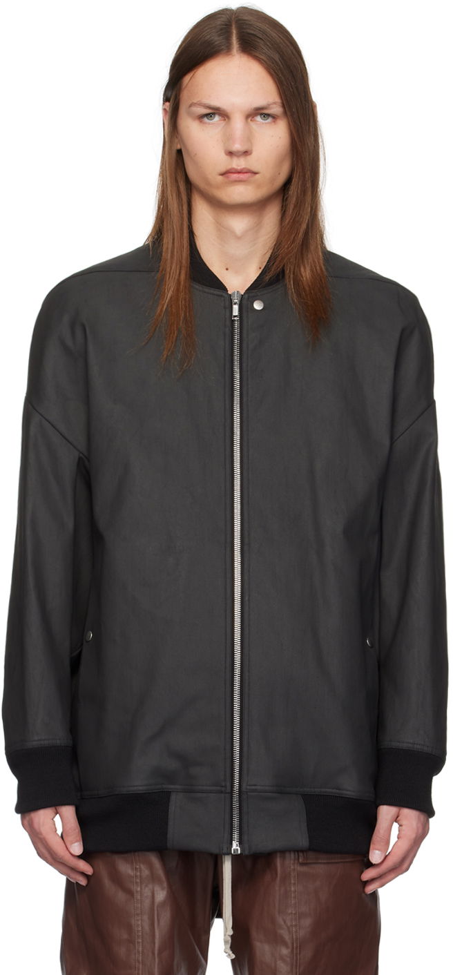 Bunda Rick Owens Black Porterville Jumbo Peter Flight Jacket Čierna | RU02D6795 SMT