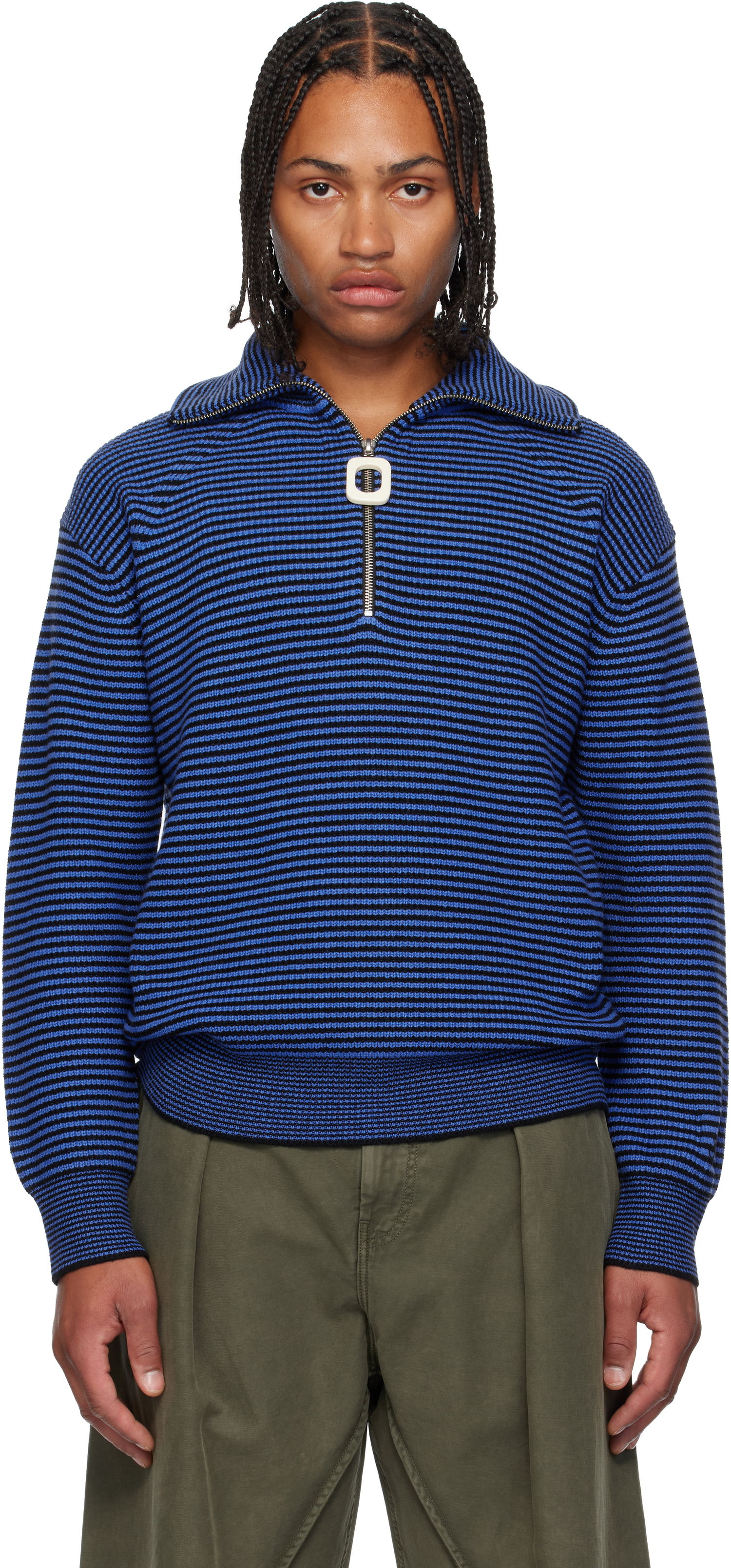 Sveter JW Anderson JW Anderson Half Zip Sweater Rôznofarebný | KW1285-YN0408, 0