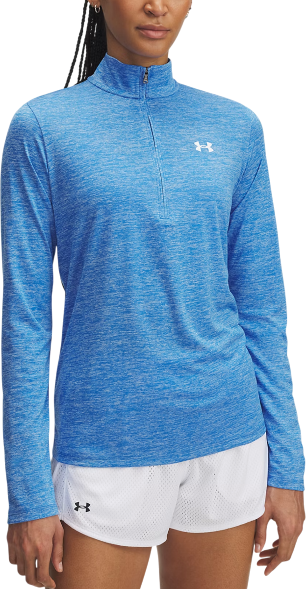 Tričko Under Armour Under Armour Tech 1/2 Zip Twist Top Modrá | 1384225-402