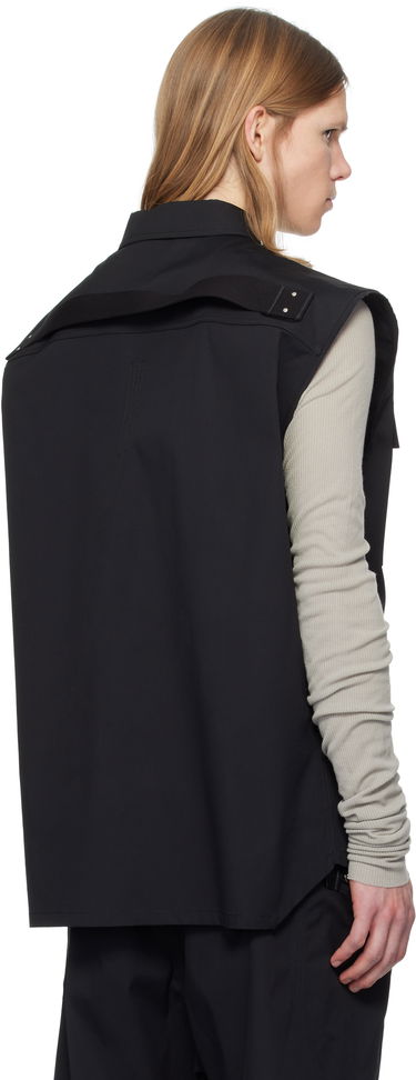 Košeľa Rick Owens Rick Owens Hollywood Jumbo Sleeveless Shirt Čierna | RU01E5239 TE, 2