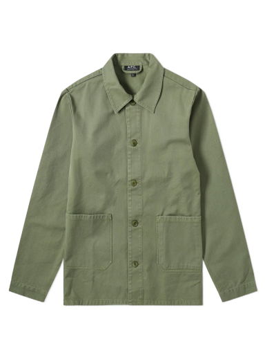 Kabáty A.P.C. Kerlouan Chore Jacket Zelené | CODDD-H03053-KAF