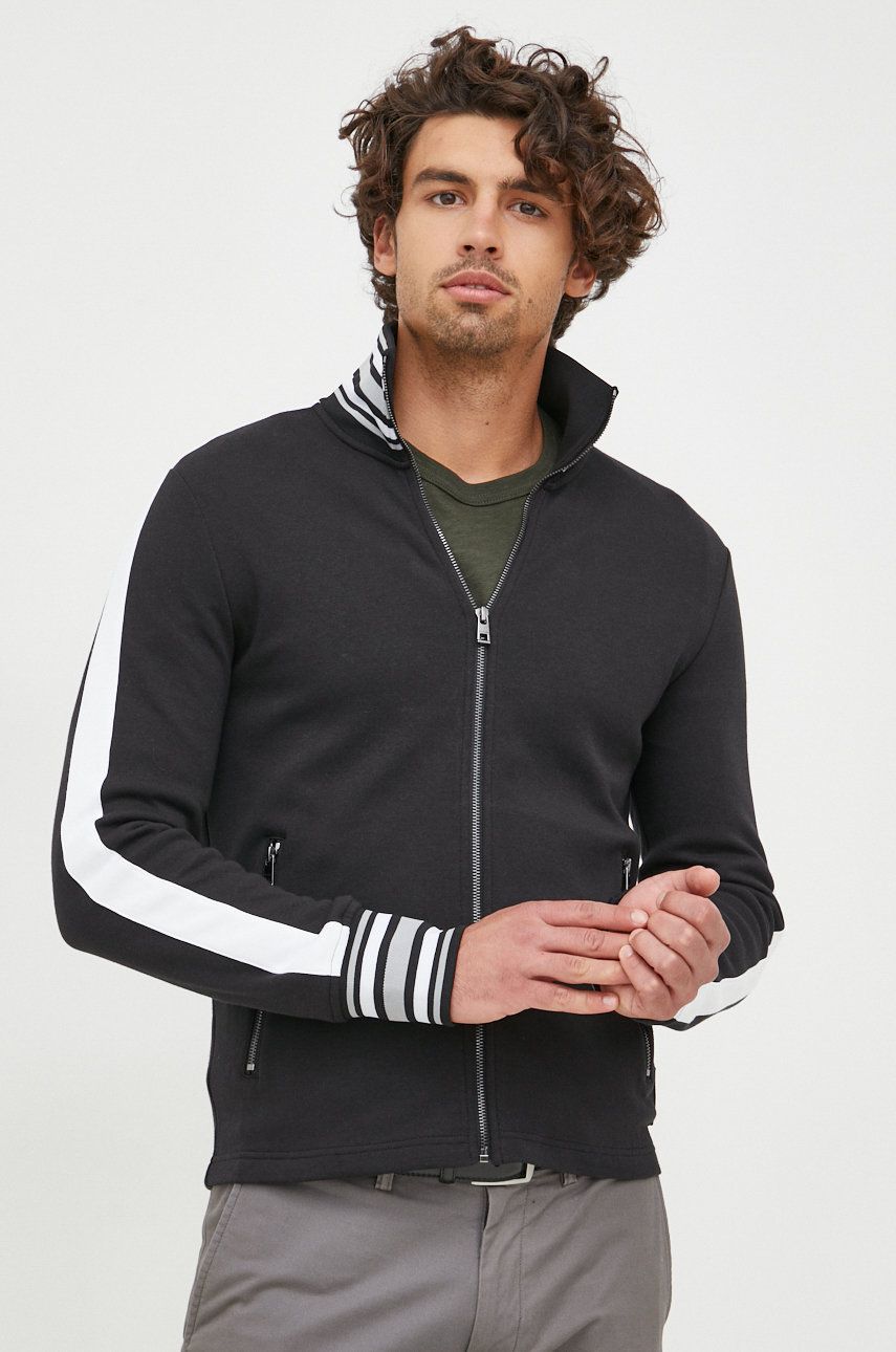 Funnel-Neck Zip-Up Sweatshirt