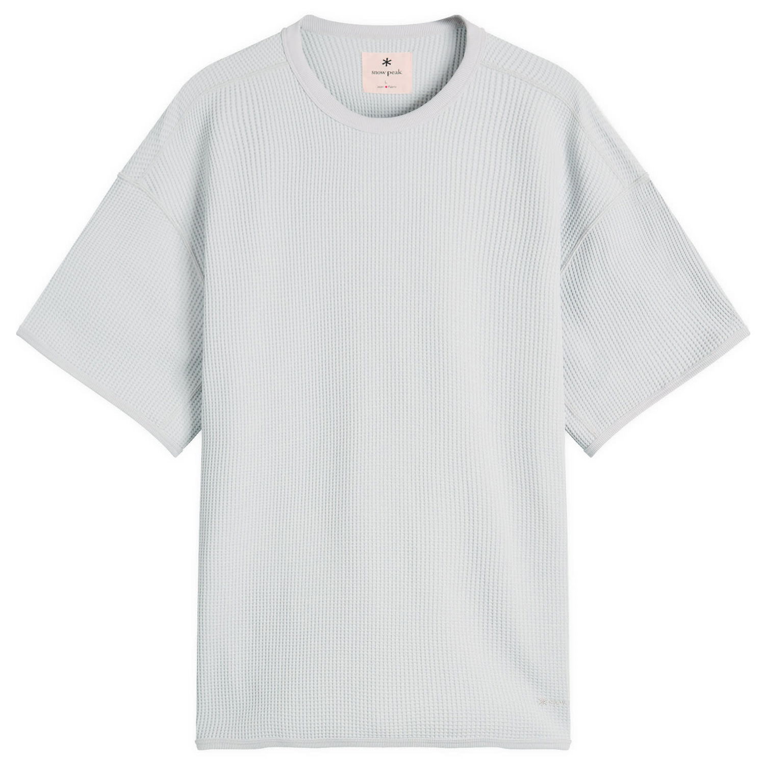 Tričko Snow Peak Dry Waffle T-Shirt, Size Large Šedá | TS-25SU004-LG, 0