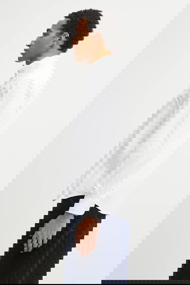 Košeľa AAPE by A Bathing Ape AAPE Now Cotton Regular Button-Down Shirt Biela | AAPSTM8539XXP, 1