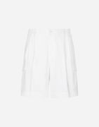 Gabardine Shorts With Side Pockets