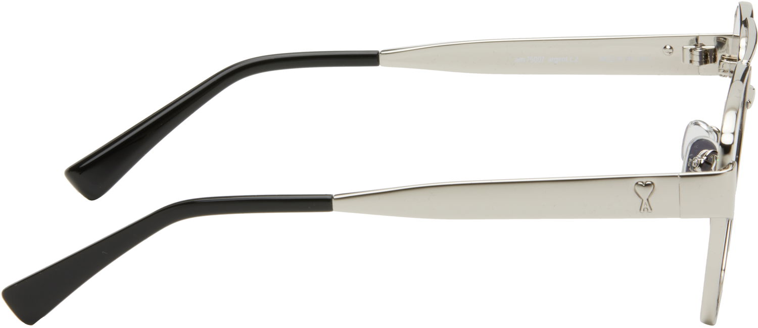Slnečné okuliare AMI AMI Paris 75007 Stainless Steel Sunglasses Metalická | UGL514.AM0003, 1