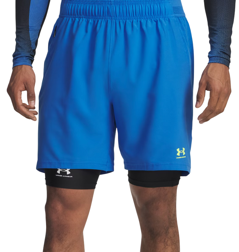 Šortky Under Armour Challenger Pro 2-in-1 Running Shorts with Liner Modrá | 6009621-402