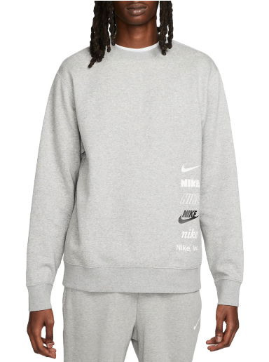 Mikina Nike Club Fleece+ Sweat Šedá | dx0781-063