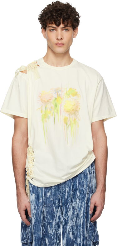 Tričko Collina Strada Collina Strada Katina Lace T-Shirt Béžová | XX3386, 0
