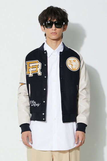 Bomber bunda Baracuta Baracuta Varsity Wool Blend Bomber Jacket Navy | BRCPS0996, 4