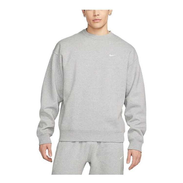 Sveter Nike Swoosh Fleece Crewneck Šedá | DX1362-063, 0