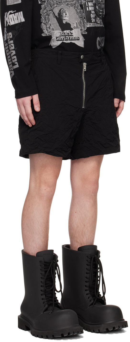 Šortky We11done We11done Crumpled Shorts Čierna | WD-PT1-23-271-M-BK, 1