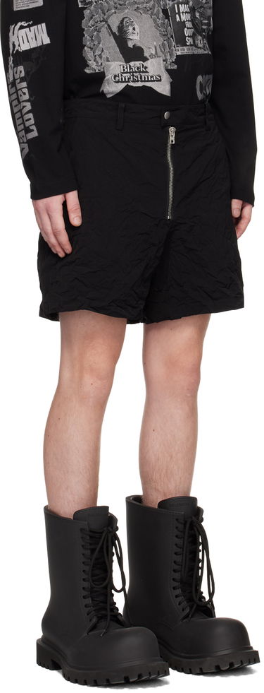 Šortky We11done We11done Crumpled Shorts Čierna | WD-PT1-23-271-M-BK, 1
