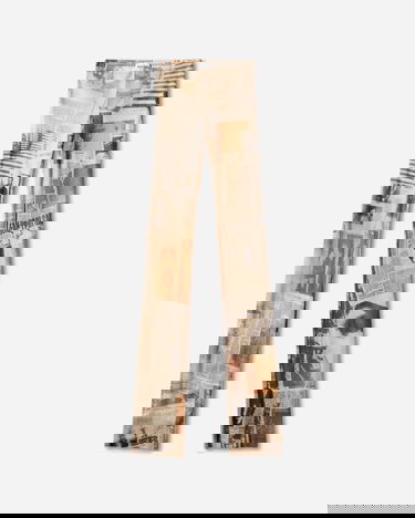 Legíny Jean Paul Gaultier Jean Paul Gaultier Journal Print Pants Béžová | 26-01-W-TR057-M013P 030830, 0