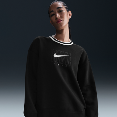 Sveter Nike Sportswear Phoenix Fleece Crew Sweatshirt Čierna | HJ0949-010, 0