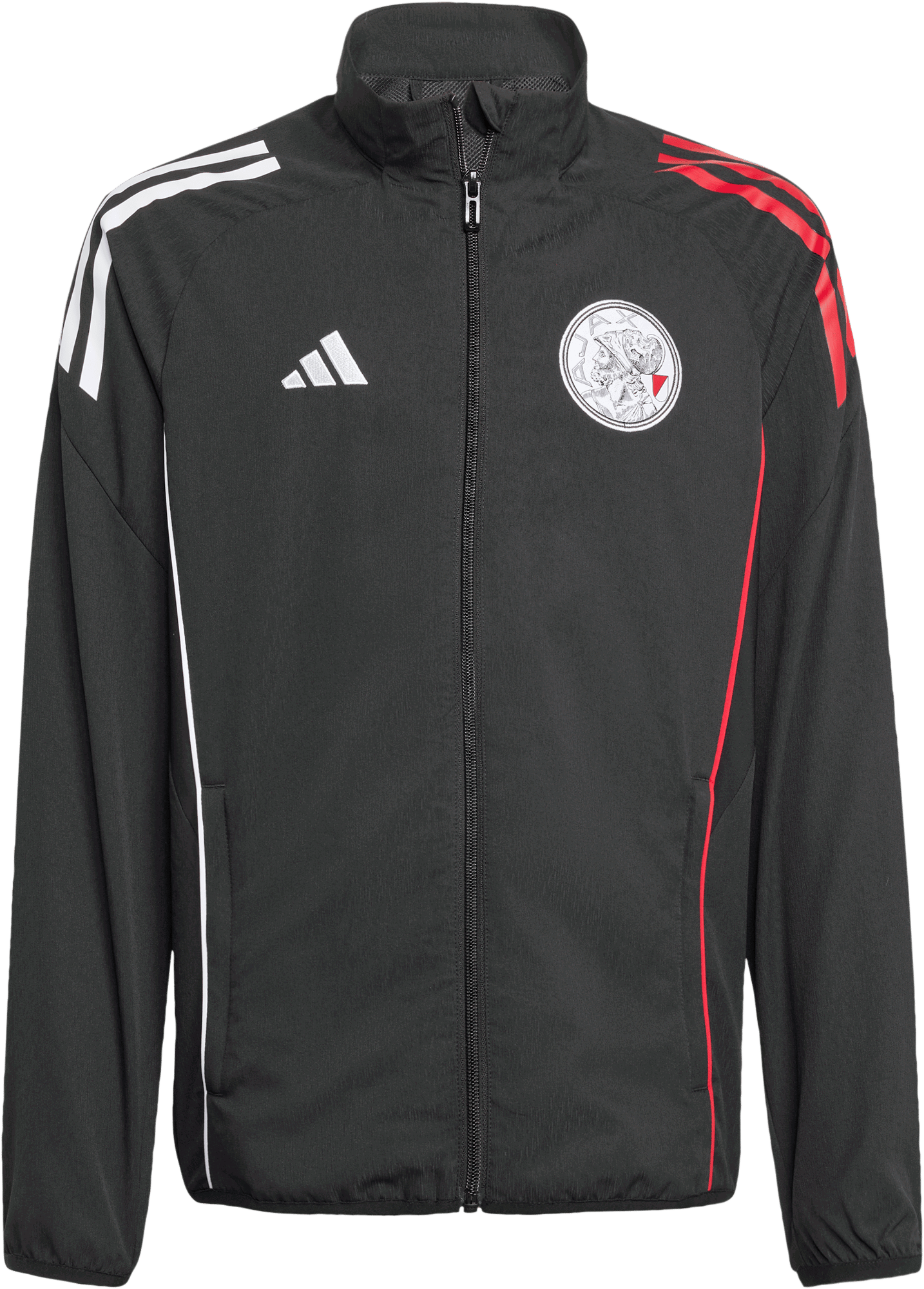 Vetrovka adidas Originals Ajax Amsterdam Prematch Jacket Kids 2025/26 Čierna | jp3187, 0