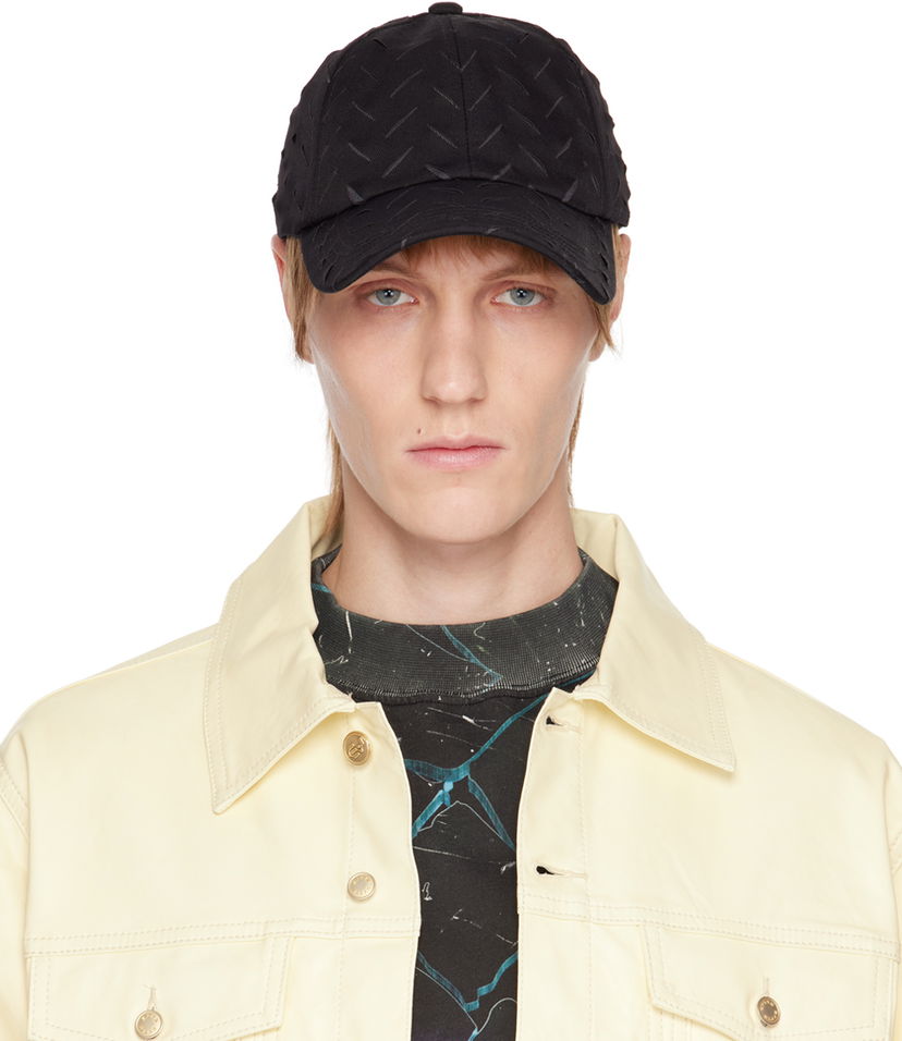 Šiltovka Eytys Eytys Lexi Chevron Baseball Cap Čierna | X068006